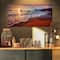 Designart - Stunning Ocean Beach at Sunset - Seashore Canvas Art Print